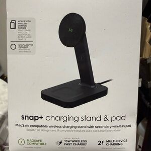 Snap+ Charging Stand & Pad - Black